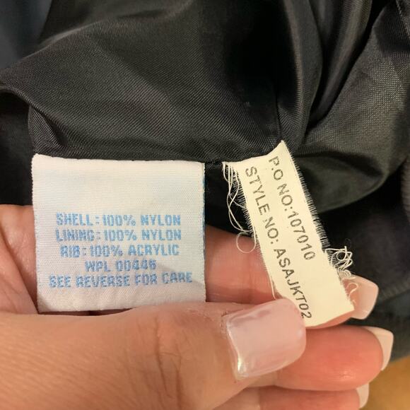 ASA Amateur Softball Association Umpire Wear V-Neck Windbreaker Jacket Men Large - Picture 6 of 8